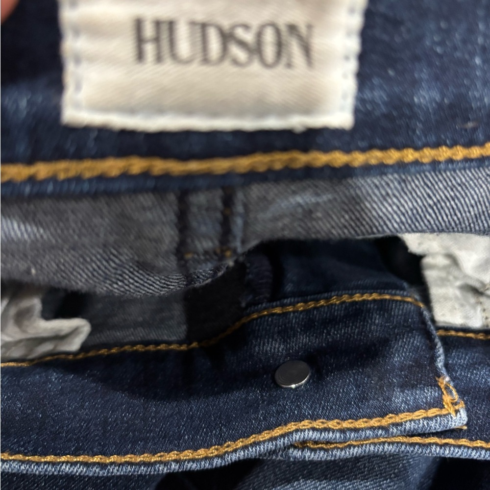 Hudson Dark Blue Skinny Jeans - Picture 10 of 11